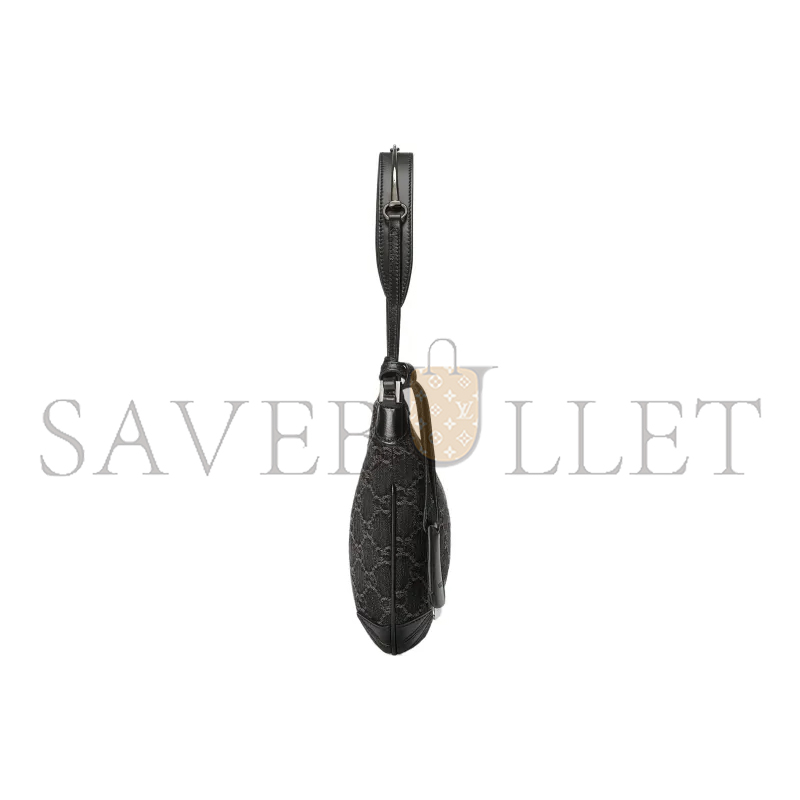 GUCCI HORSEBIT SLIM SMALL DENIM SHOULDER BAG 774719 (24*18*4.5cm)
